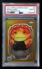 2024 Topps Chrome Disney Bernie Lumen /50 Gold Refractor #59 PSA 10 picture