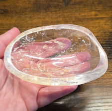 Clear Quartz Crystal Bowl, 4.5 in X 3 In., 232g, L#B2 picture
