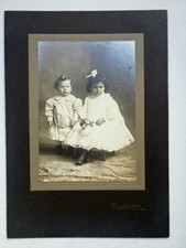 c1910 Buehman Tucson AZ Ruth & Vincent Sabichi Children Antique Photo picture