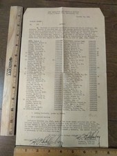 WWII Induction Papers Harrisburg PA Ephemera 1942 picture
