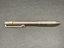 Big Idea Design Bolt Action Pen Titanium Raw picture