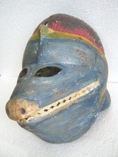 ANTIQUE FACE MASK HELMET HAND CRAFTED picture