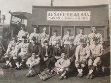 1920 - 1930s West Virgina Coal Baseball, Lester Coal CO. Size 7.5 X 9.5 picture