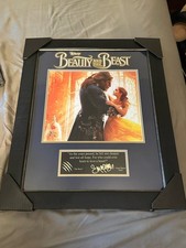 Beauty and the Beast Engraved/Signed Picture with Frame picture