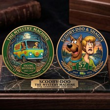 The Mystery Machine Scooby-doo 57th Anniversary 1969-2026 Coin picture