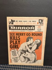1969 National Mirror Newspaper, Sex Merry-Go-Round, Great Centerfold (10W) picture