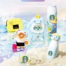 Starbucks Korea 2026 Jeju Limited MD Tumbler Glass Bearista Keychain Pouch picture