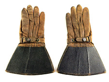 Antique Hansen Leather Motorcycle Driving Racing Gloves SMALL picture