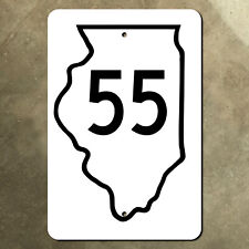 Illinois state route 55 highway marker road sign Chicago Oak Brook 1948 picture