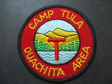 Camp Tula black border boy scout patch picture