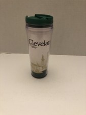 Starbucks ￼2004 HTF ￼Cleveland City Travel Mug Tumbler Icon Collectable with Lid picture