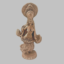 Vintage Coco Joe's Dancing Hula Lady Figurine  Hapa Wood  #59 Hawaii 1990 picture