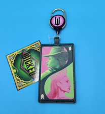 Wicked Elphaba & Glinda Retractable Lanyard ID Holder Green Wizard of Oz NEW picture