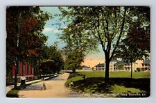 Fort Thomas KY-Kentucky, Barracks & Drilling Grounds, Vintage c1914 Postcard picture