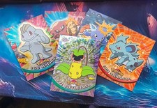 Topps & Chrome Pokemon  Card Lot of 5 Machop Victreebel Nidorina Wartortle ++ picture