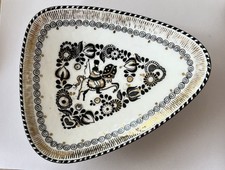Vintage Steinbock  Austria Enamel Trinket Dish Horse Rider Mid-Century MCM picture
