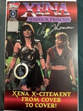 XENA TOPPS 1 HOLO SIGNED ROY THOMAS VF picture