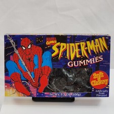 Vtg Spider-Man 2001 Gummies Candy Soft Chewy Sealed Marvel Comics World Candies  picture