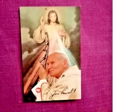 POPE JOHN PAUL II RELIC EX INDUMENTIS 2ST CLASS PRIVATE SECRETARY CARDINAL GIFT picture
