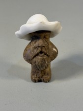 Vintage Original Russian Stone Troll Figurine 4” Tall HTF picture