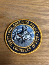 Philadelphia Police Legal Council’s Office 3” Round Patch Historical Memoribilia picture
