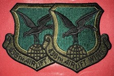 1980s - GWOT Era USAF 436th Airlift Wing Subdued Patch (AM) picture