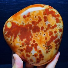 TOP 1043G Natural Polished Silk Banded Agate Lace Agate Crystal Madagascar L1952 picture