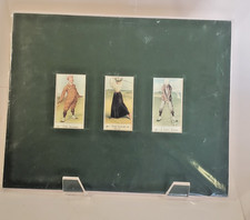 3 Vintage Cope's Golfers Tobacco Cards w Mat Bridge House Art Gallery Bermuda picture