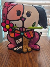 Romero Britto Puppy Love Red Flower signed and numbered. picture