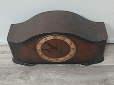 1930s Junghans Handmade Hand Crank 8-Day Mantle/Clock From Germany Missing Glass picture