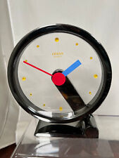 VERY RARE 80S POSTMODERN VINTAGE MEMPHIS AGE DESK TABLE CLOCK BY CITIZEN picture
