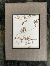 Ralph Steadman Original Signed Sketch (Fear & Loathing Hunter S. Thompson) picture