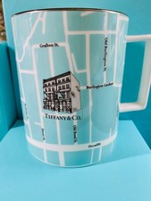 Tiffany & Co. London Old Bond Street Map Mug Fine Bone China Japan 49203 picture