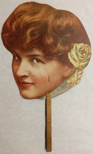c1908 Ad Hand Fan for 
