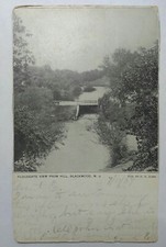 1907. BLACKWOOD, NJ. FLOODGATE VIEW FROM HILL VTG POSTCARD ANTIQUE NEW JERSEY picture