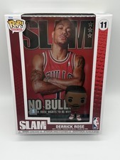 Derrick Rose NBA Funko Pop #11 SLAM Magazine Cover. Rare Chicago Bulls Figure picture
