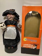 Vintage 1980’s Motion-ettes Of Halloween Battery Operated Witch Tested picture