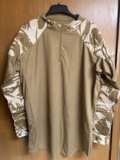 British Military Under Body Armour Combat Shirt, Size Large, Desert. With Pads. picture