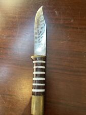 Beautiful WW2 Era Hand Made Fighting Style Knife 4-inch Blade picture