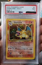Pokémon TCG Charizard Base Set 2 Holo PSA 7 Unlimited Card 4/130 picture