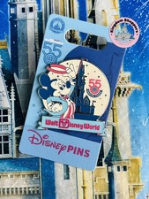 2026 Disney Parks Walt Disney World 55th Anniversary Mickey Mouse OE Pin picture