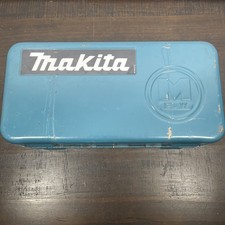 Vintage Makita Metal Tool Case (BOX ONLY) 13 1/4” x 6.75” Fits 4” Angle Grinder picture