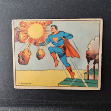 1940 Superman Gum #51Superman Vs. The Spies #51 - Tough High Number picture