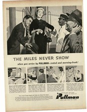 1956 Pullman Passenger Cars Affordable Travel husband wife getting off train Ad picture