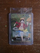 One Piece JCC Monkey D. Luffy OP01-001 Leader FR Holo Grevin picture