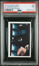 1977 PACOSA STAR WARS STICKER SPAIN DARTH VADER #66 PSA 7, POP 2, 1 HIGHER picture