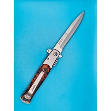 Tiger-USA Spring Assisted Knife Brown Pearl picture