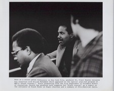 St. Clair Bourne NYC Black Journal Event PBS 1969 - Original Press Photo picture