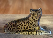 MCM Abraham Palatnik Lucite Acrylic Cheetah  Leopard Cat ￼Figurine picture