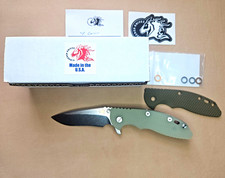 Hinderer Knives XM-18 3.5 Recurve Tri-Way OD Green G10 picture